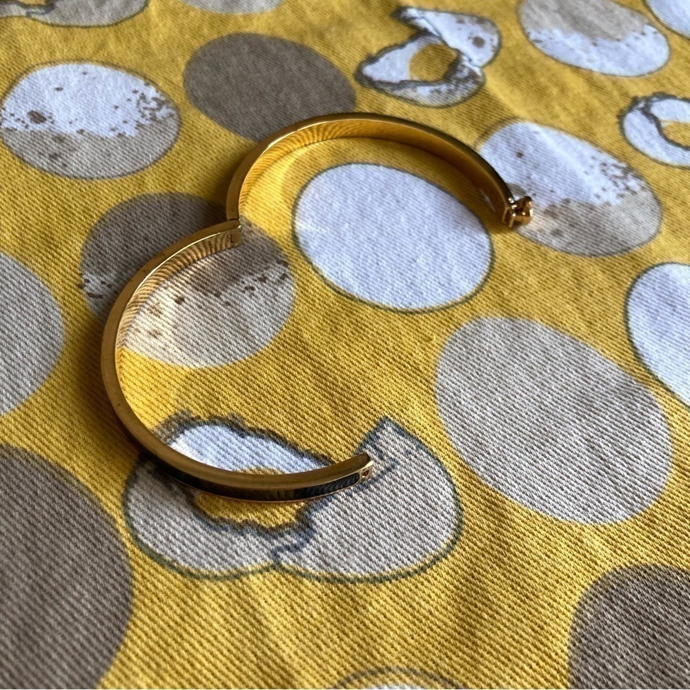 Kate Spade Heritage enamel black and gold bangle - Picture 9 of 13